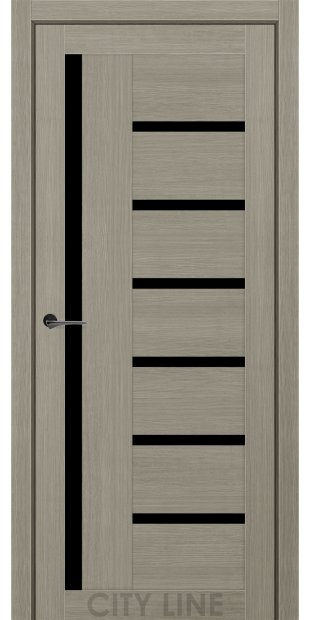 Межкомнатные двери CityLine Express AMADEA korfad-express-amadea-koton-taup-bravo-collection-s-cernym-steklom